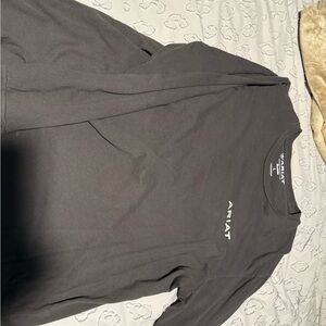 Ariat Men's Charcoal Long Sleeve Tee Large